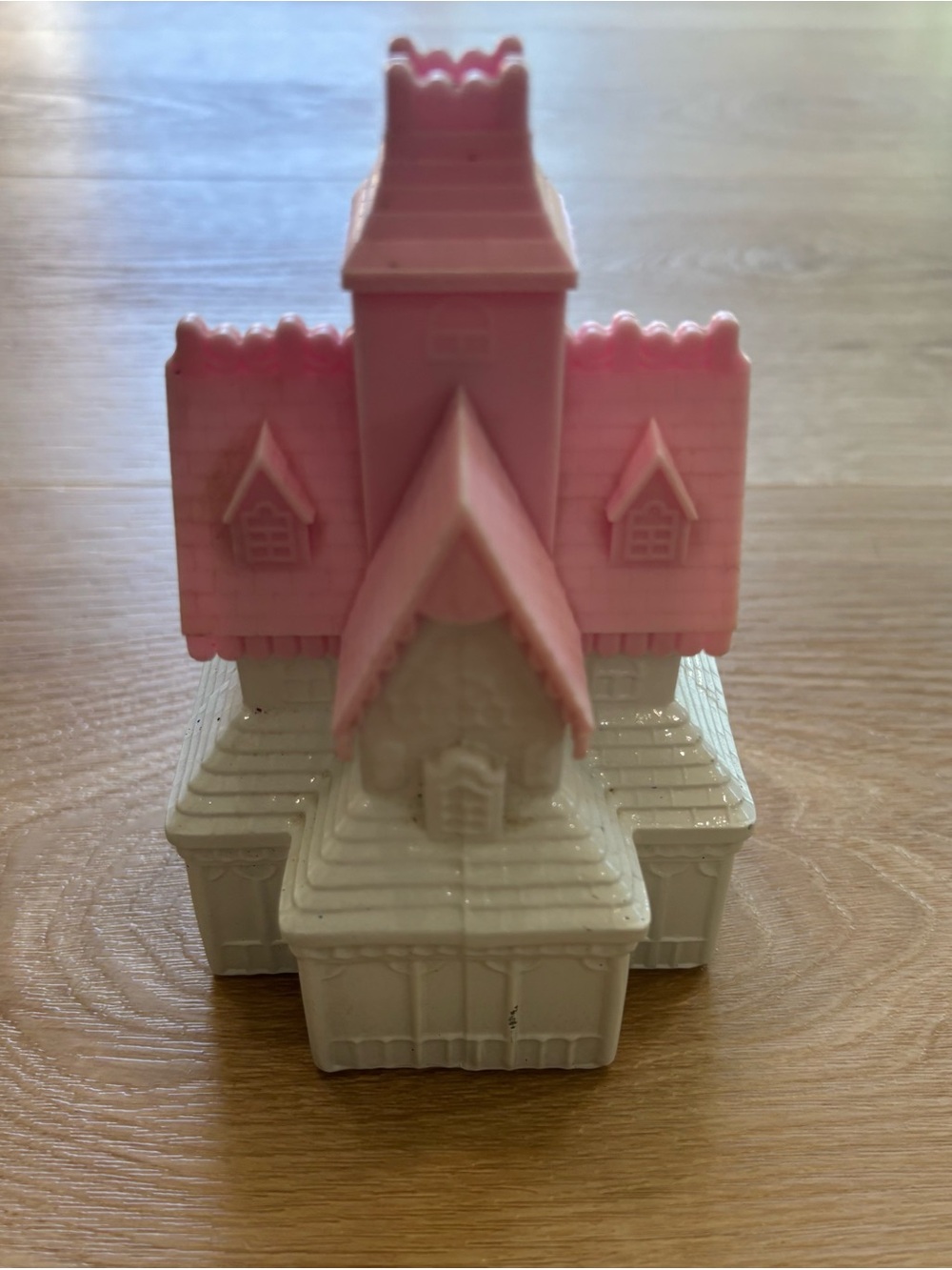 Avon Pink and White Castle Figurine